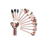 Rosegold Stainless Steel Kitchen Tool Set Phthalatefree Cadmiumfree for sale