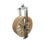 Galvanized Steel Frame Overhead Line Construction Tools Nylon Pulleys 660 * 100mm