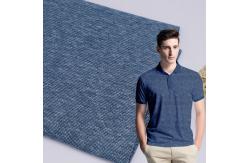 China Skin Friendly Cotton Pique Fabric 21S 190gsm Wearproof Combed Stretch Texture supplier