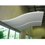 Shopping Mall 1600x5000mm Solid Cladding Panel 1.5mm Thickness for sale