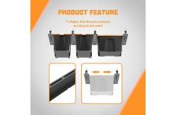 China Adjustable Width Folding Rack for Overhead Garage Storage Classification Folding Rack supplier