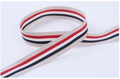 China Decorative Polyester Seatbelt Webbing 2cm Poly Cotton Webbing supplier