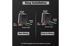 China QC3.0 PD3.0 Fast Charing USB C PD Socket 125V AC 60Hz supplier