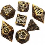 Chongtian Snake Hollow Metal Dice Set Multi -Faceted Table Game #Dnd#Rpg#Coc for sale