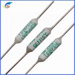 SET Thermal Fuse C Series 5A 250V 115℃ Axial Alloy Type Ceramic Round Tube for sale