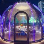 UV Resistance 99.9% Polycarbonate Dome House PC Round Shape Dome House for sale