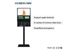 China Wired Charging 21.5 Inch LCD WiFi Kiosk With CMS Software supplier