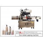 Auto Four Wheel Clamping Twisting Bottle Capping Machine Screw Capper for sale