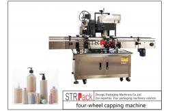 China Auto Four Wheel Clamping Twisting Bottle Capping Machine Screw Capper supplier