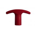 Red Cable End Fittings Push - Pull Control Head For Engine Shut Down for sale