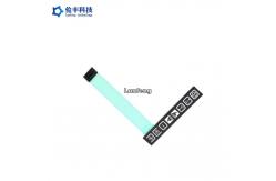 China Dashboard Membrane Touch Control Panel Pantone With Flat Buttons supplier