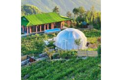 China Durable See Through Bubble Tent Clear Bubble Tents With Lighting System supplier