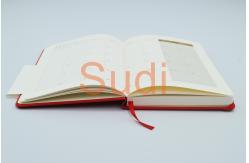China Elastic Band 128 sheets 21cm Hardcover Leather Notebook supplier
