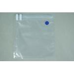 Clear Food Saver Vacuum Seal Bags With 3 Side / Double Valve Vacuum Seal Storage Bags for sale