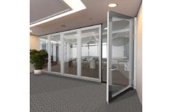 China Movable Fireproof Seperation Wall / Office Tempered Glass Partition Walls supplier