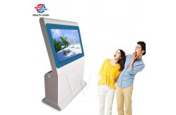 China Landscape screen advertising totem| Floor standing digital signage  Win 10 & Touch supplier