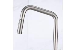 China Motion Sensor SUS304 Brushed Stainless Steel Kitchen Faucet With Pulldown Spray supplier