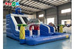 China Shark theme Commercial Inflatable Air Bouncer Castle With Dry Slide supplier