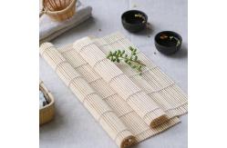 China Durable Natural Color 27cm Bamboo Rolling Mat supplier