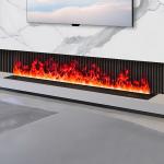 Remote Control Electric Fireplace Insert 3d Atomization Led Water Vapor Fireplace for sale