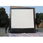 Air Sealed Backyard Inflatable Movie Screen , Rear Projection Screen For Party for sale
