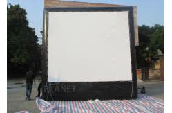 China Air Sealed Backyard Inflatable Movie Screen , Rear Projection Screen For Party supplier