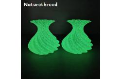 China Glow PLA 3D Printer Filament Toughness Enhanced Glitter Green Customized Request supplier