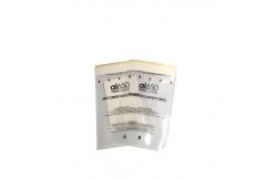 China Plastic LDPE Tamper Evident Security Proof Biohazard Specimen Bags Custom Printed Recycle supplier
