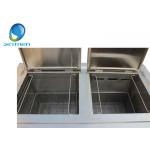 Dual tanks Industrial Ultrasonic Cleaner For Engine Block Car Parts Sus 316 for sale