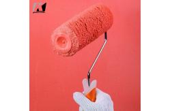 China Damask Pattern Fabric Paint Roller 12mm Nap Corrosion Resistant supplier