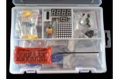 China 1602 LCD Servo Motor Dot Matrix Breadboard LED UNO R3 Starter Kit supplier