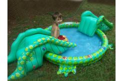 China Small Water Park Kids Inflatable Pool with Animal for Backyard Play supplier