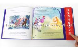 China Educational Red 8 Button Baby Sound Books With Voice Recordable supplier