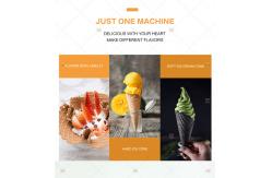 China Commercial Mini Cone Maker Ice Cream Cone Machine supplier