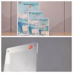 Double-Sided Magnetic T Shape Acrylic Sign Holder Practical Display for sale