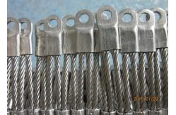 China AISI316 Ferruled Stainless Steel Rope Mesh Rust Resistant For Architecture supplier