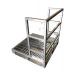 16 Gas Cylinder Rack For Forklift Distribution Gas Cylinder Pallet