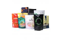 China Plastic Transparent Window Stand Up Pouch Custom For Fishing Lure Packaging supplier