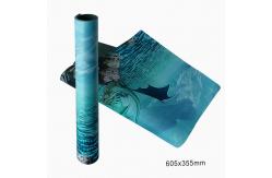 China Soft Rubber Playmat Custom Printed 605x355mm Art Play Mat SGS supplier