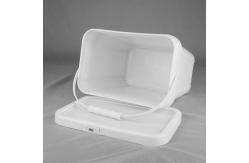 China 10L 18L 20L Oblong Plastic Buckets Recycled Screen Printing supplier