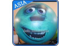 China Large Inflatable Helium Balloon with UV protected printing , Sphere with Eyes Logo supplier