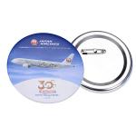 Tin Button Metal Pin Badges Non - Toxic Pin Button Badge For Advertising