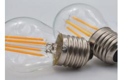 China Warm White Filament LED Bulb 2700K-6500K 4W E14 Lower Power Consumption supplier