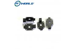 China Black OEM CNC Machining Milling Anodized Aluminum Parts for Back Adjuster supplier