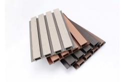 China Esay To Install  PS Panel 3D Wood Fluted PS Wall Panel Exterior supplier