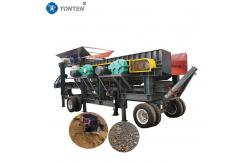 China Soil Stone Separator Mud Sand Sludge Separator Machine With Conveyor supplier