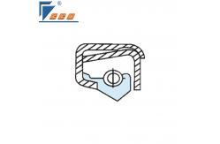 China Customized Pump Oil Seal Mechanical Double Lip Rubber Oil Seal Brown Sealer supplier