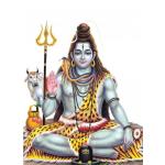 Custom 8X10 Metal Frame Art Indian Brahma Shiva Ganesha Wall Decor for sale