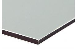 China Silver Grey PE Core 1000mm 0.5mm Aluminium Composite Cladding supplier