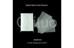 China Clear Board Game Sleeves Non Glare 44x67mm Cpp Matte Card Sleeves supplier